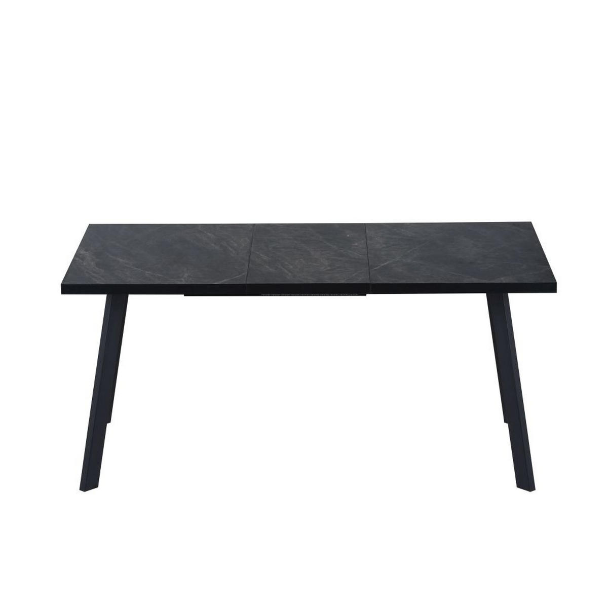 STOL ZA BLAGOVAONICU  siva, crna  metal, drvni materijal  - siva/crna, Moderno, drvni materijal/metal (120/160/80/76cm)