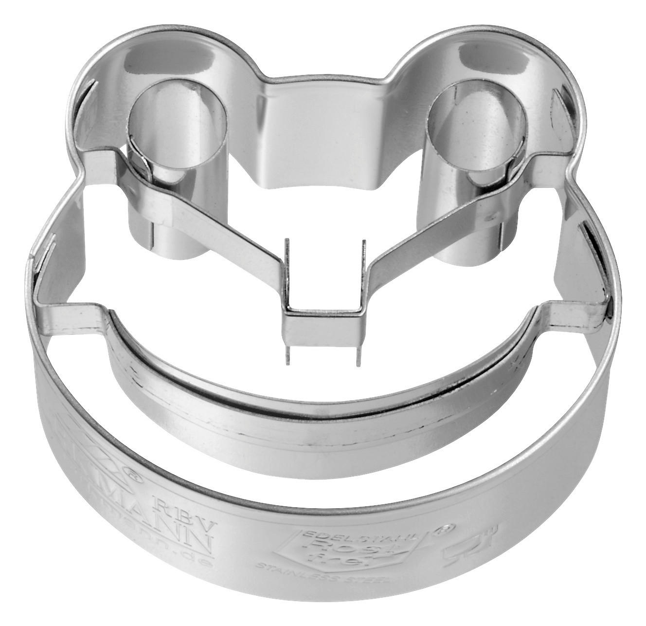 KEKSAUSSTECHFORM - Edelstahlfarben, Basics, Metall (5/2,5/4,3cm) - Birkmann