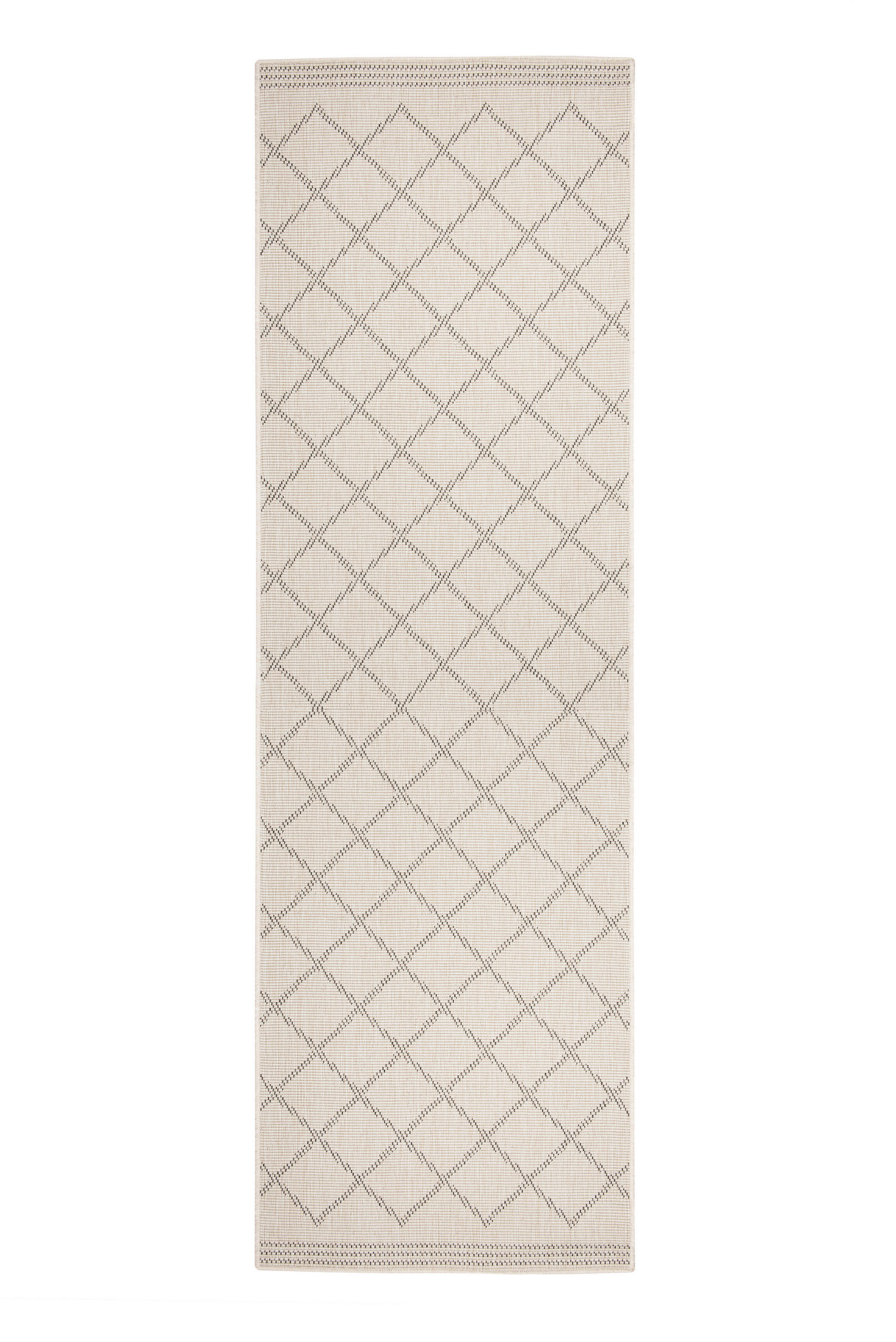 LÄUFER 80/350 cm Twin Supreme  - Creme/Grau, Design, Kunststoff (80/350cm)