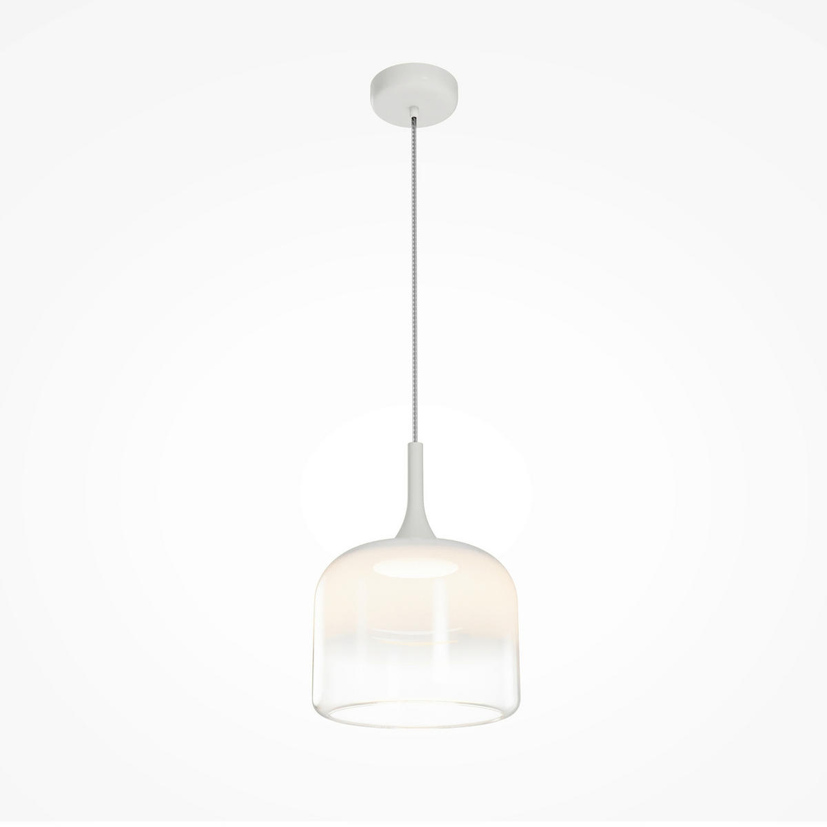 LED-HÄNGELEUCHTE Modern 26/339,5 cm   - Weiß, Design, Kunststoff (26/339,5cm) - MAYTONI