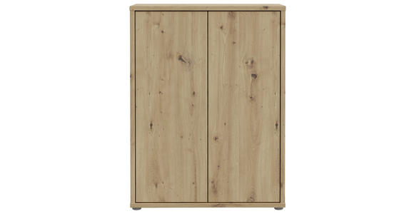 SCHUHSCHRANK 74,5/99,1/34,9 cm  - Eiche Artisan/Grau, MODERN, Holzwerkstoff/Kunststoff (74,5/99,1/34,9cm) - Xora