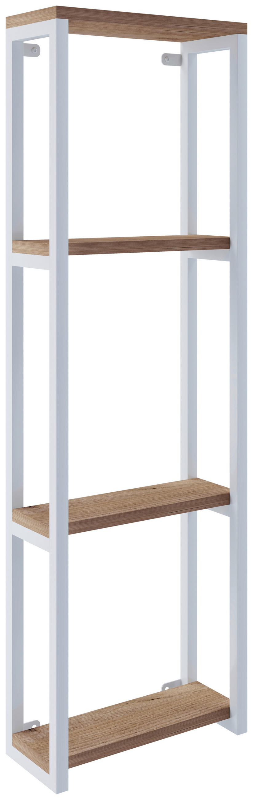 WANDREGAL 35/111,8/15 cm  - Honigeiche/Weiss, Modern, Holzwerkstoff (35/111,8/15cm) - MID.YOU
