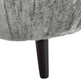 BIGSOFA in Chenille Grau  - Schwarz/Grau, Design, Holz/Textil (245/85/110cm) - Landscape