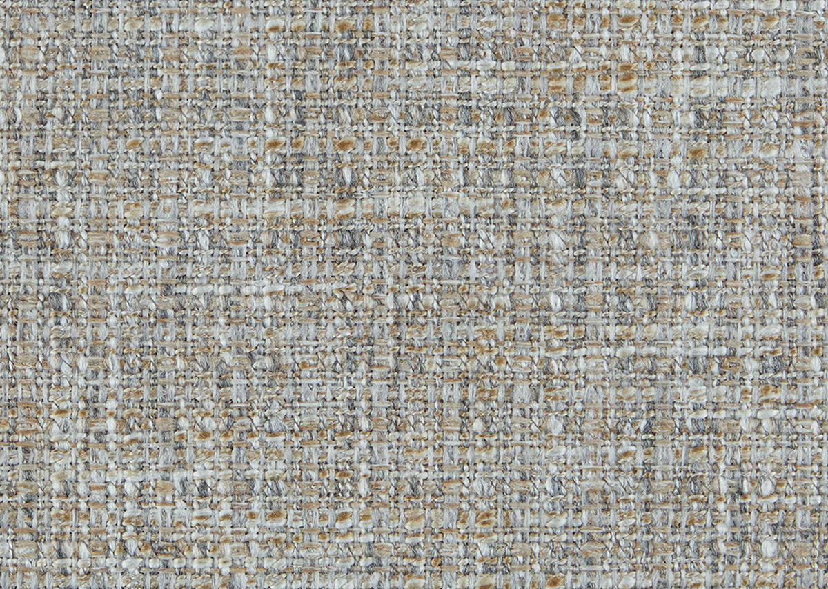 ECKSOFA in Flachgewebe Taupe  277/175 cm  - Taupe/Schwarz, Design, Textil/Metall (277/175cm) - Schöner Wohnen
