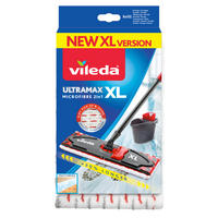 NÁVLEK NA MOP - biela, Basics, textil (14,5/31/2,8cm) - Vileda
