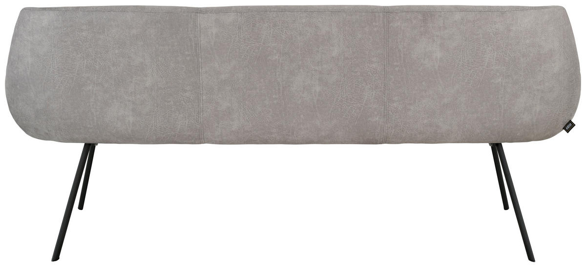 SITZBANK 200/85/63 cm  in Anthrazit, Grau  - Anthrazit/Grau, Design, Textil/Metall (200/85/63cm) - Schöner Wohnen