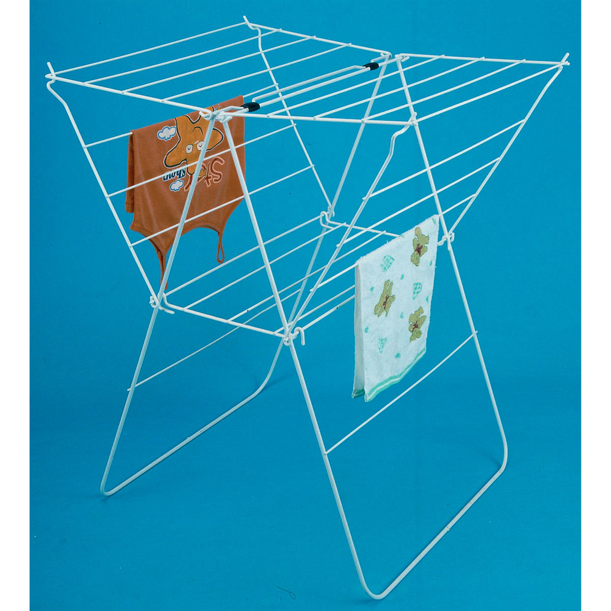 WÄSCHETROCKNER  - Weiß, Basics, Metall (65/84cm) - Spirella