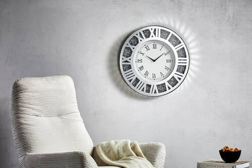 FALIÓRA 50/50/4,4 cm   - ezüst, Trend, műanyag/faalapú anyag (50/50/4,4cm) - Xora