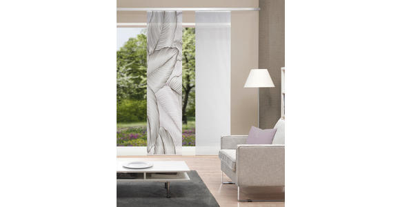 FLÄCHENVORHANG in Taupe halbtransparent  - Taupe, Basics, Textil (60/255cm) - Novel