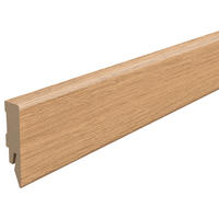 SOCKELLEISTE Eiche braun Braun  - Braun, KONVENTIONELL, Holzwerkstoff (240/1.4/5.8cm) - Egger Holzwerkstoffe