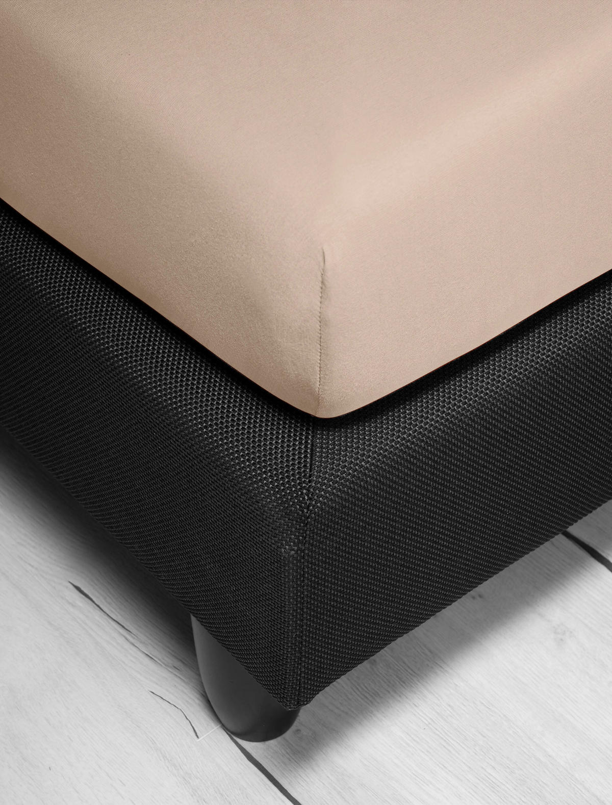 SPANNBETTTUCH Jersey  - Beige, Basics, Textil (180-200/200-220cm) - Irisette