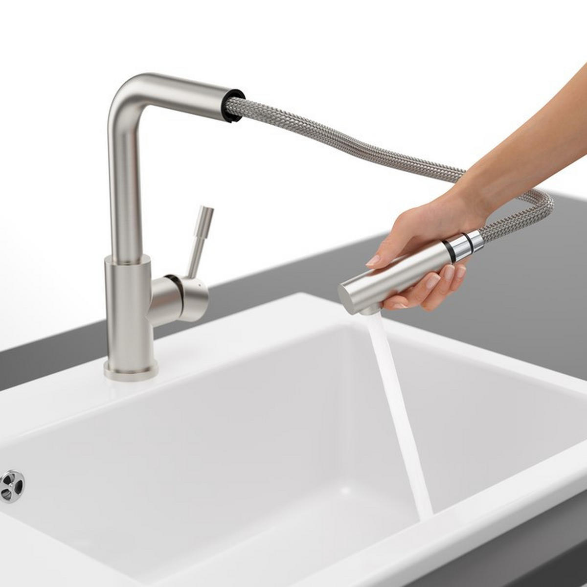 KÜCHENARMATUR 969701LC  - Edelstahlfarben, Basics, Metall (4,5/30,5/27,5cm) - Villeroy & Boch