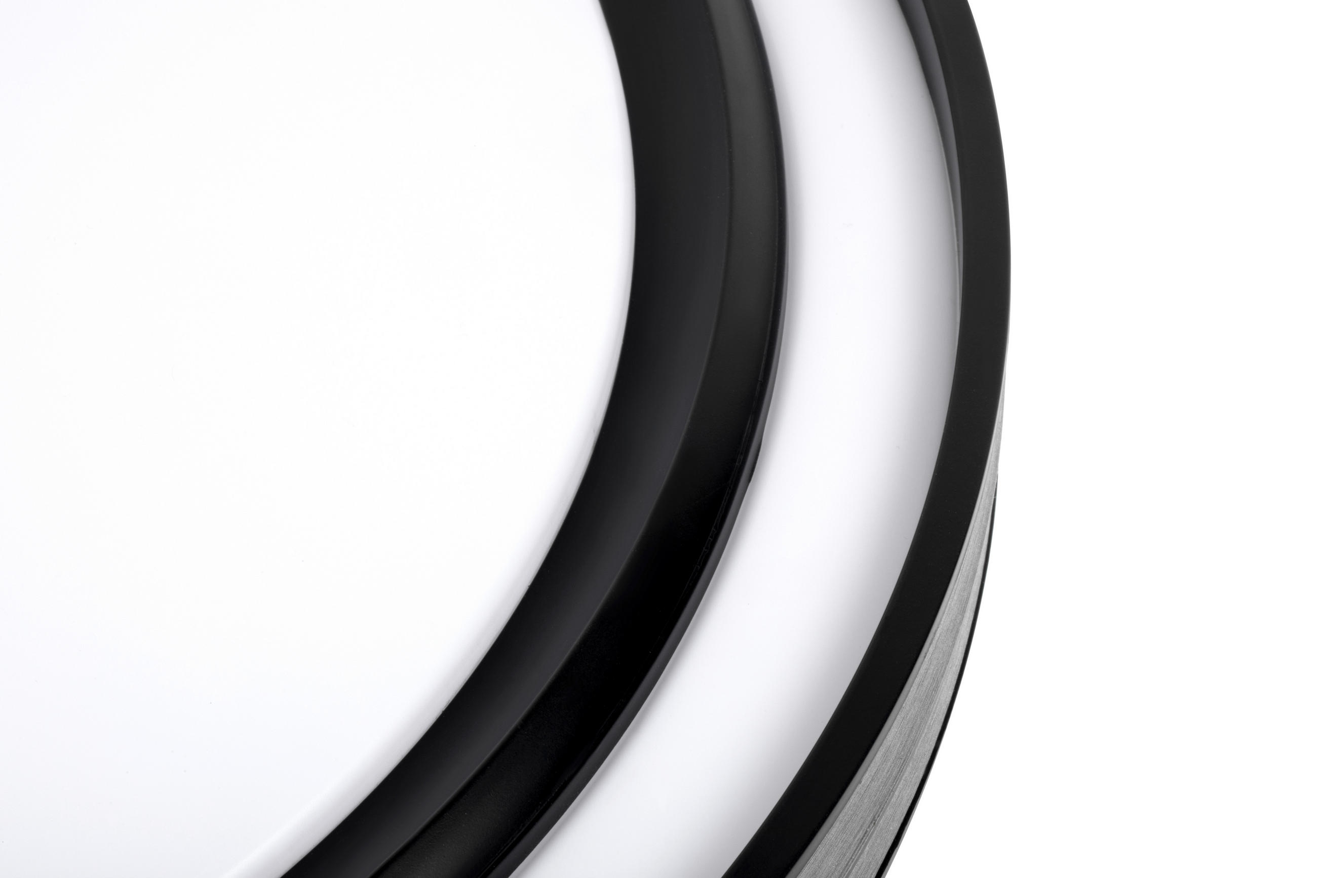 STROPNA LED-SVETILKA   40 W/4400 lm/2700-6500 K/220-240 V/ - črna/bela, Basics, kovina/umetna masa (49/7,5cm) - Novel