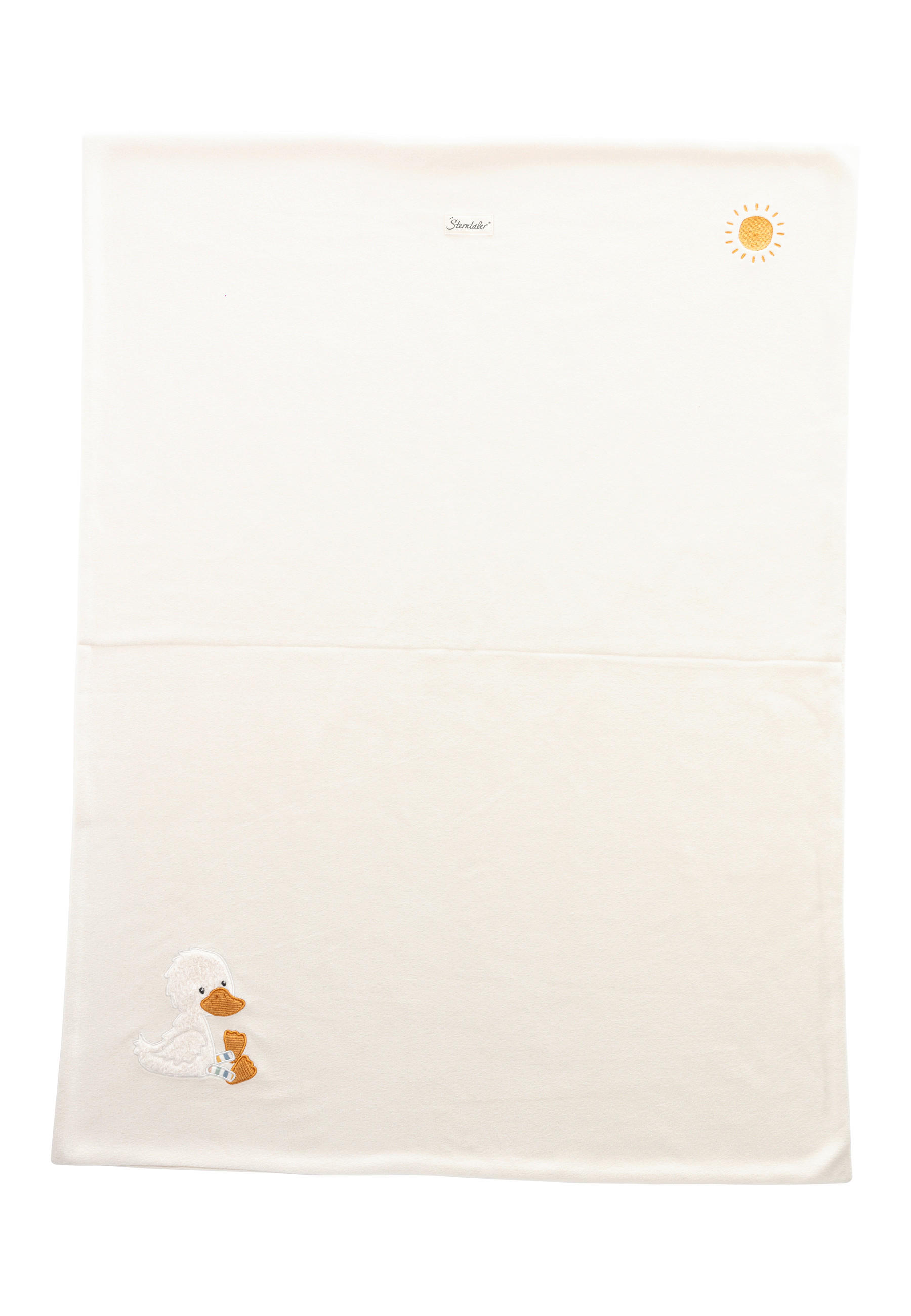 SCHMUSEDECKE EDDA   - Ecru, Basics, Textil (100/75/1cm) - Sterntaler