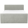 BOXSPRINGBETT 180/200 cm  in Hellgrau  - Hellgrau, KONVENTIONELL, Textil (180/200cm) - Carryhome