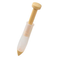 DEKORERINGSPENNA - transparent/cremefärgad, Basics, plast (22,8/7,9/2,5cm) - Fackelmann