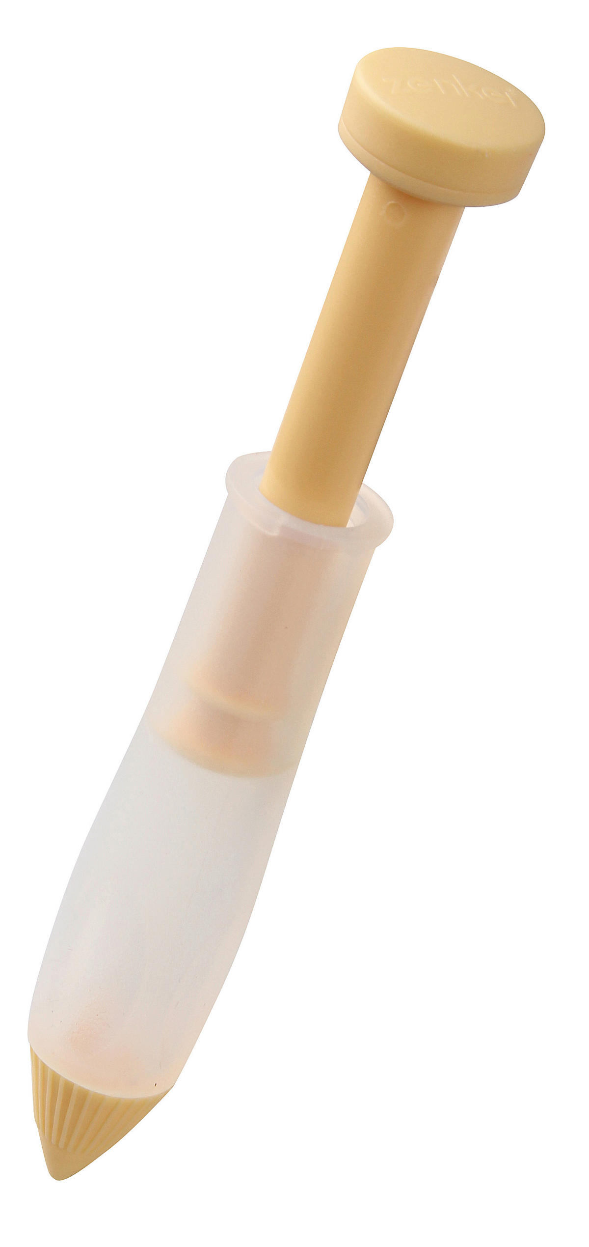 DEKORERINGSPENNA - transparent/cremefärgad, Basics, plast (22,8/7,9/2,5cm) - Fackelmann