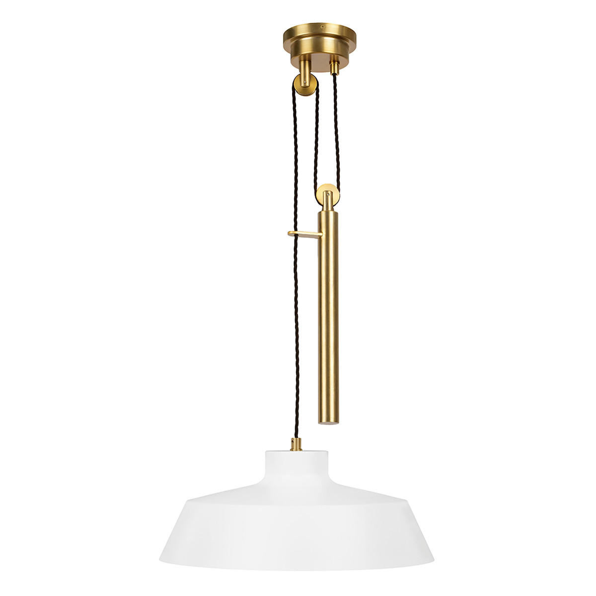 HÄNGELEUCHTE 43.2/62.6 cm  - Weiß, KONVENTIONELL, Metall (43.2/62.6cm) - Elstead Lighting