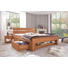 STAURAUMBETT 180/200 cm - Buchefarben, Design, Holz (180/200cm) - Carryhome