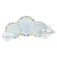 KOMBISERVICE Happy Birthday 10-teilig  - Multicolor, Basics, Keramik - Creatable