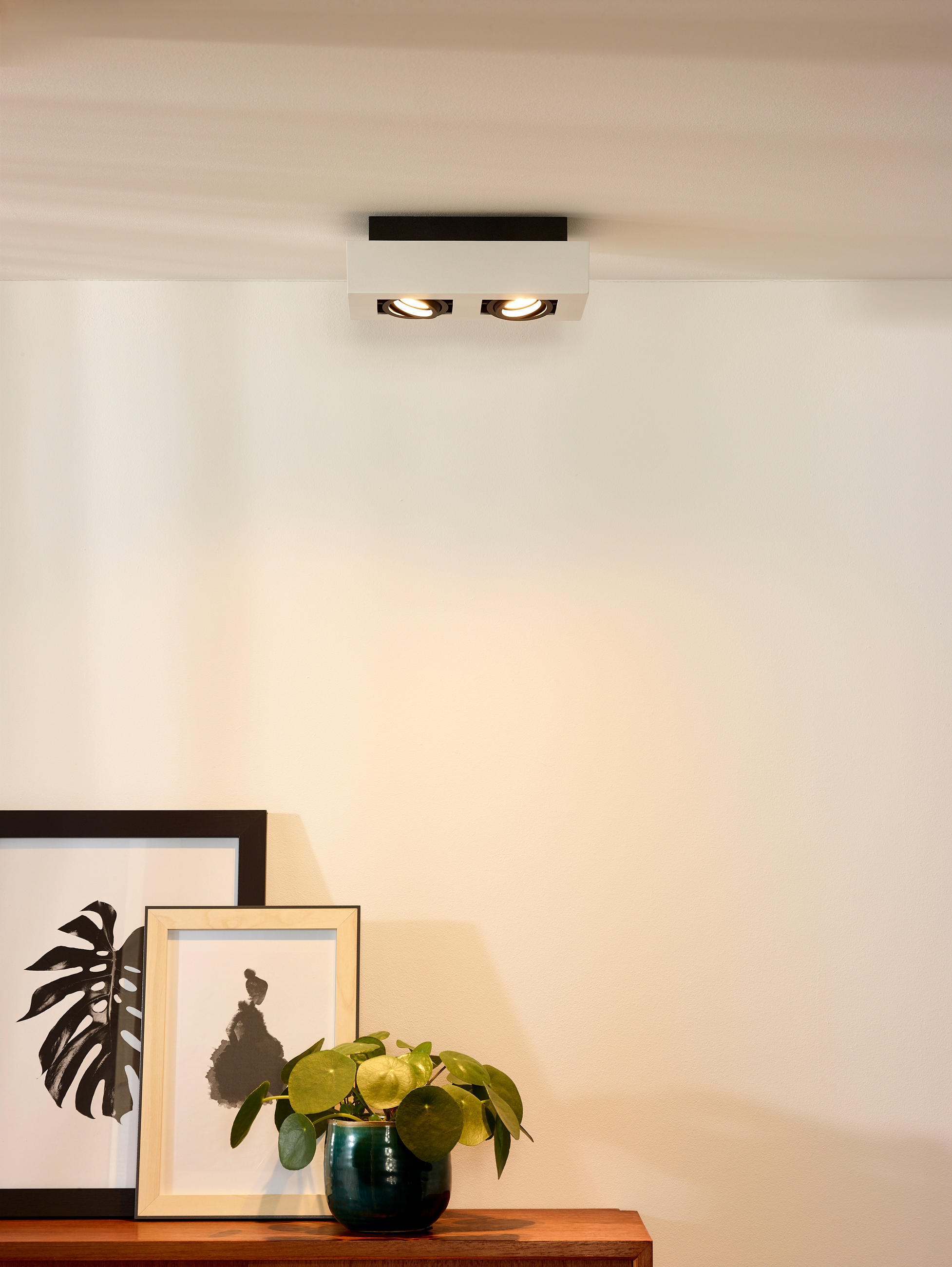 LED-DECKENLEUCHTE Xirax 25/14/8.8 cm   - Weiß, Basics (25/14/8.8cm) - Lucide