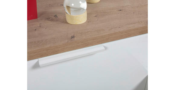 SIDEBOARD in 170/82/44 cm - Weiß Hochglanz/Schwarz, Basics, Holzwerkstoff/Kunststoff (170/82/44cm) - Carryhome