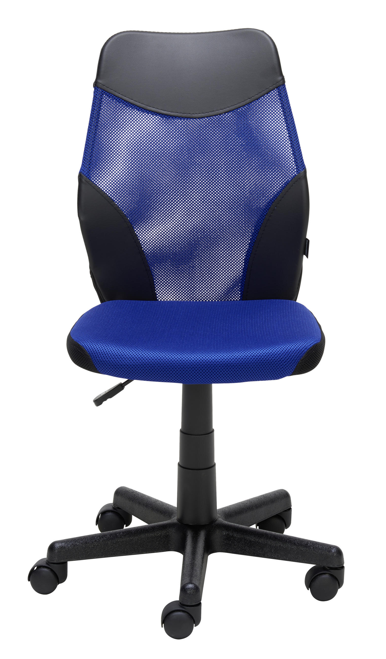 OKRETNA STOLICA ZA MLADE plava, crna metal, plastika, tekstil - plava/crna, Konvencionalno, metal/tekstil (42/85(95)/42cm) - Carryhome