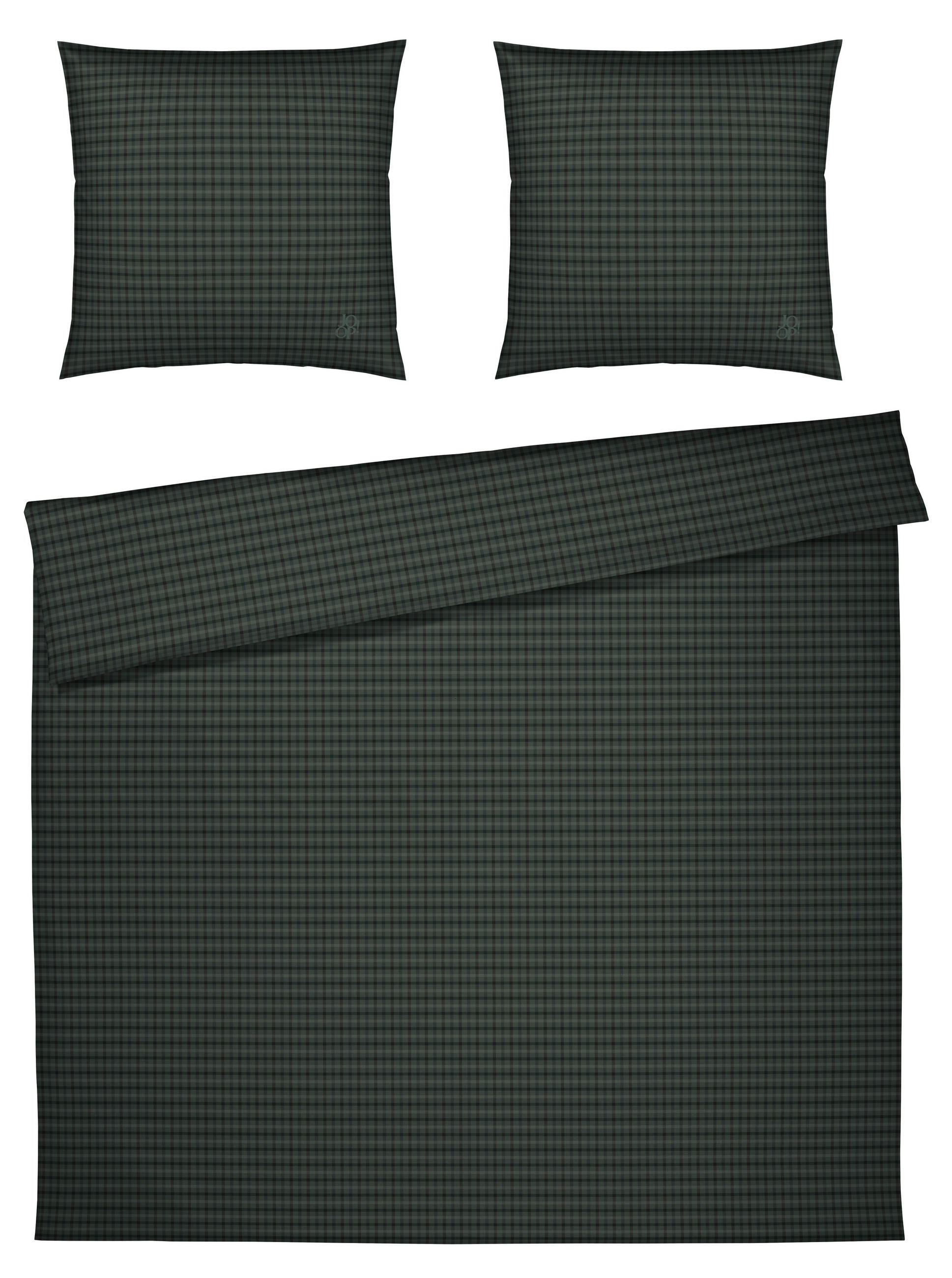 BETTWÄSCHE Flanell 200/200 cm  - Dunkelgrün, Design, Textil (200/200cm) - Joop!