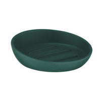 SEIFENSCHALE Keramik  - Dunkelgrün/Grün, Basics, Keramik (9,5/16/8cm) - Wenko