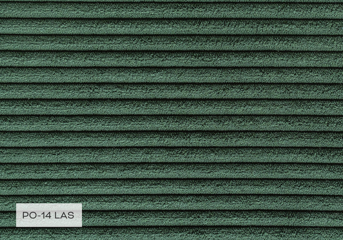 ECKSOFA  in Cord Dunkelgrün  250/156 cm  - Dunkelgrün/Schwarz, Design, Kunststoff/Textil (250/156cm) - MID.YOU