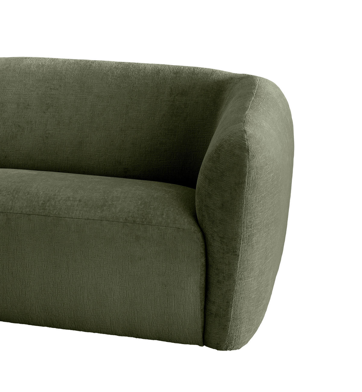 ECKSOFA in Mikrofaser Grün  - Schwarz/Grün, Modern, Kunststoff/Textil (182/276cm) - Livetastic
