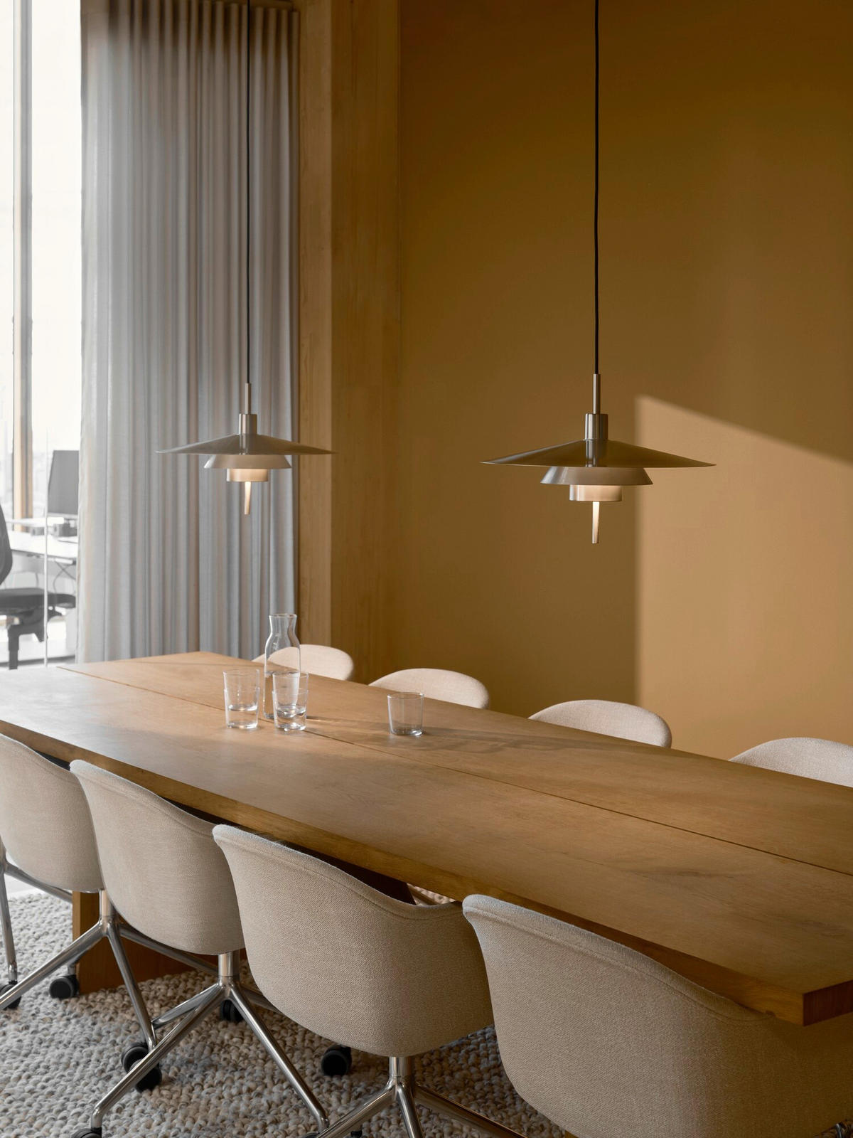 HÄNGELEUCHTE 45/32,5/150 cm  - Chromfarben, Design, Metall (45/32,5/150cm) - Nordlux