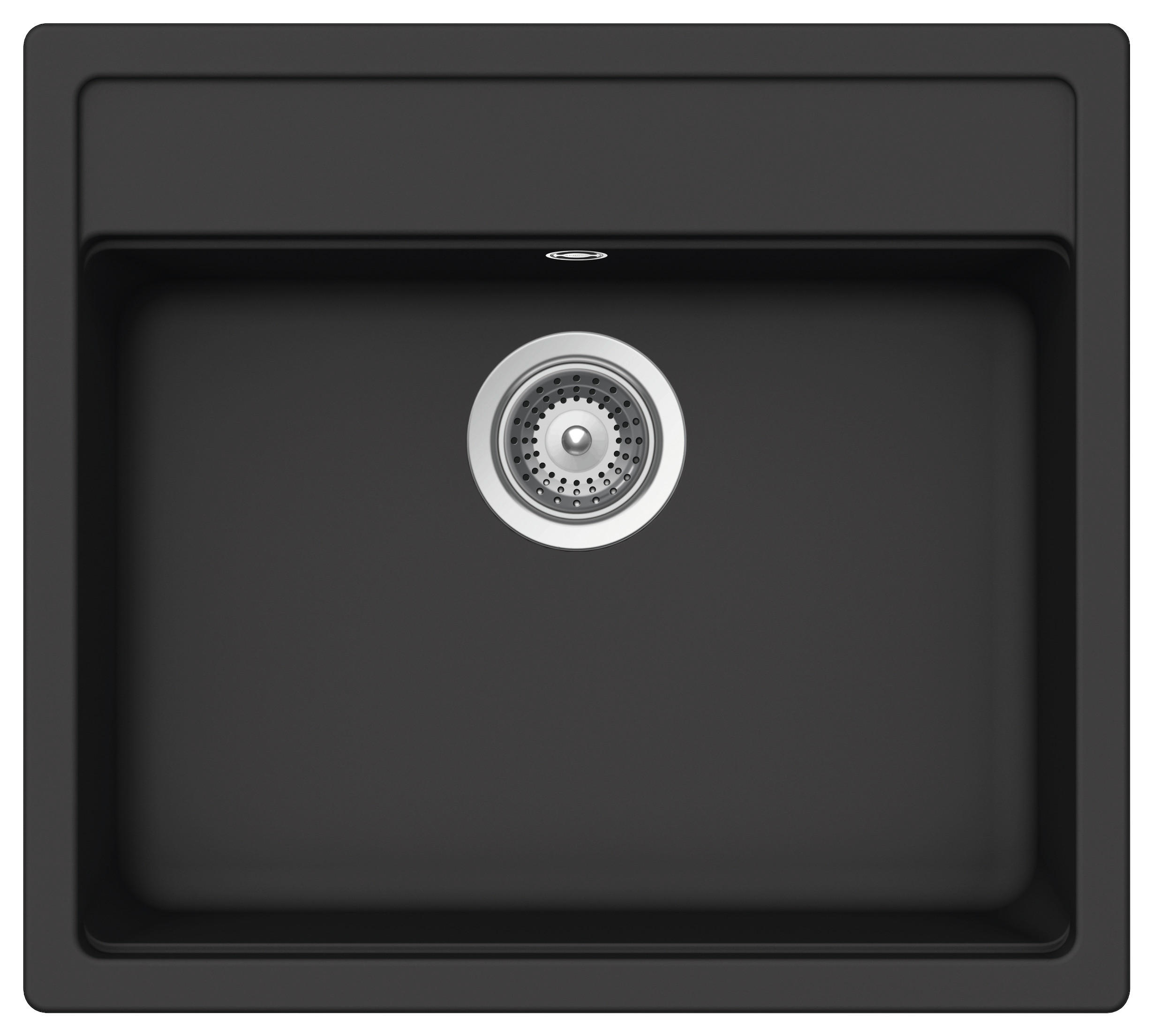 SPÜLE MONO N-100-A / MONN100ADSK  - Graphitfarben, Basics, Stein (57/29/51cm) - Schock