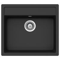 SPÜLE MONO N-100-A / MONN100ADSK  - Graphitfarben, Basics, Stein (57/29/51cm) - Schock