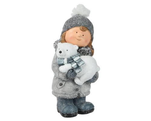 DEKORATIONSFIGUR BARN  - grå, Lifestyle, sten (17,00/20,00/35,70cm)