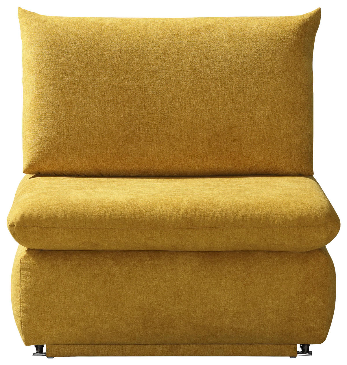 SCHLAFSESSEL in Flachgewebe Gelb  - Gelb, Design, Textil (90/89cm) - Novel