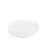 WC-DECKELBEZUG Weiß 47/50 cm  - Weiß, Basics, Textil (47/50cm) - Kleine Wolke