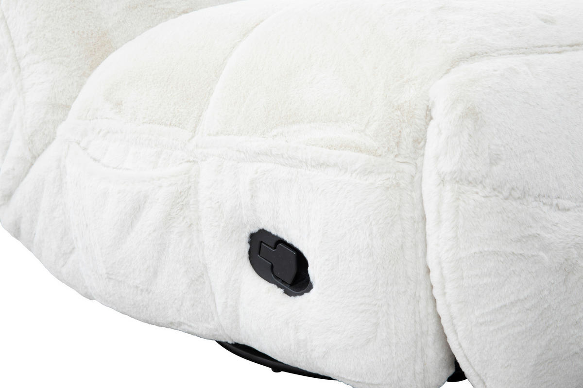 GUNGSTOL i vävt tyg cremefärgad  - svart/cremefärgad, Modern, metall/textil (91,4/92,7/107,9cm) - Livetastic