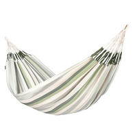 HÄNGEMATTE  - Weiß/Hellgrün, KONVENTIONELL, Textil (180/400cm) - La Siesta