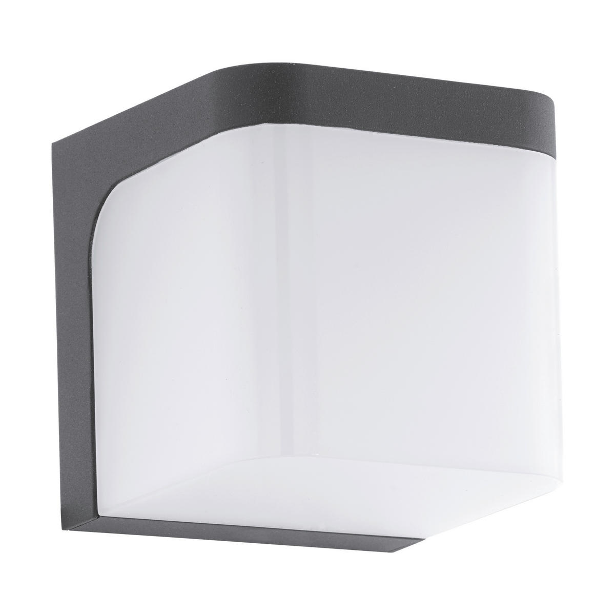 APLICĂ DE EXTERIOR - antracit, Basics, plastic/metal (11/11/11cm)