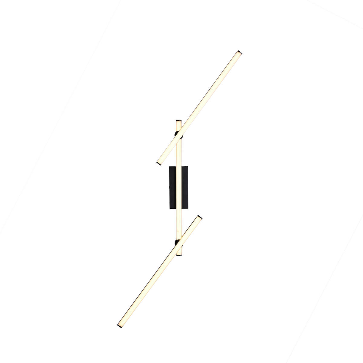 LED-DECKENLEUCHTE 106,4/76,4/10 cm   - Schwarz, Design, Kunststoff/Metall (106,4/76,4/10cm) - Schöner Wohnen
