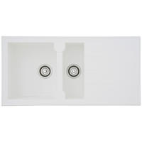 SPÜLE 1712ALINEO100X50W  - Weiß, Trend, Stein (100/21/50cm) - Respekta