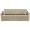 SCHLAFSOFA in Textil Beige  - Chromfarben/Beige, Konventionell, Textil/Metall (208/86/97cm) - Novel