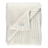 PLAID E-Cuddle 130/170 cm  - Naturfarben/Weiß, Basics, Textil (130/170cm) - Esprit