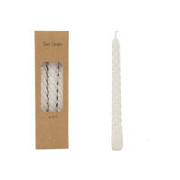 SET SVIJEĆA 3/1  bijela  - bijela, Basics, prirodni materijali (2,1/2,1cm)