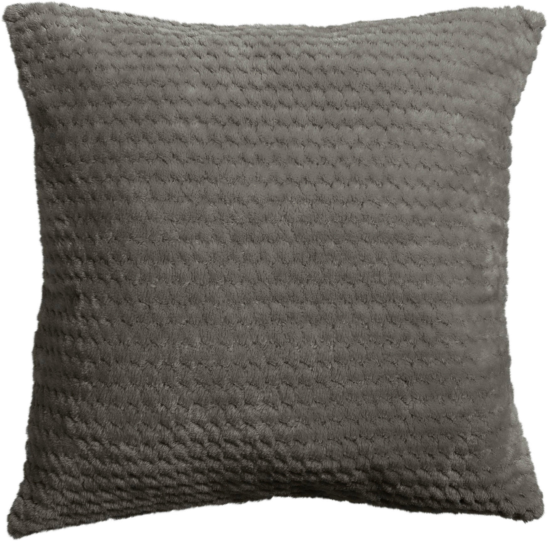 ZIERKISSEN   45/45 cm   - Anthrazit, Basics, Textil (45/45cm) - Novel