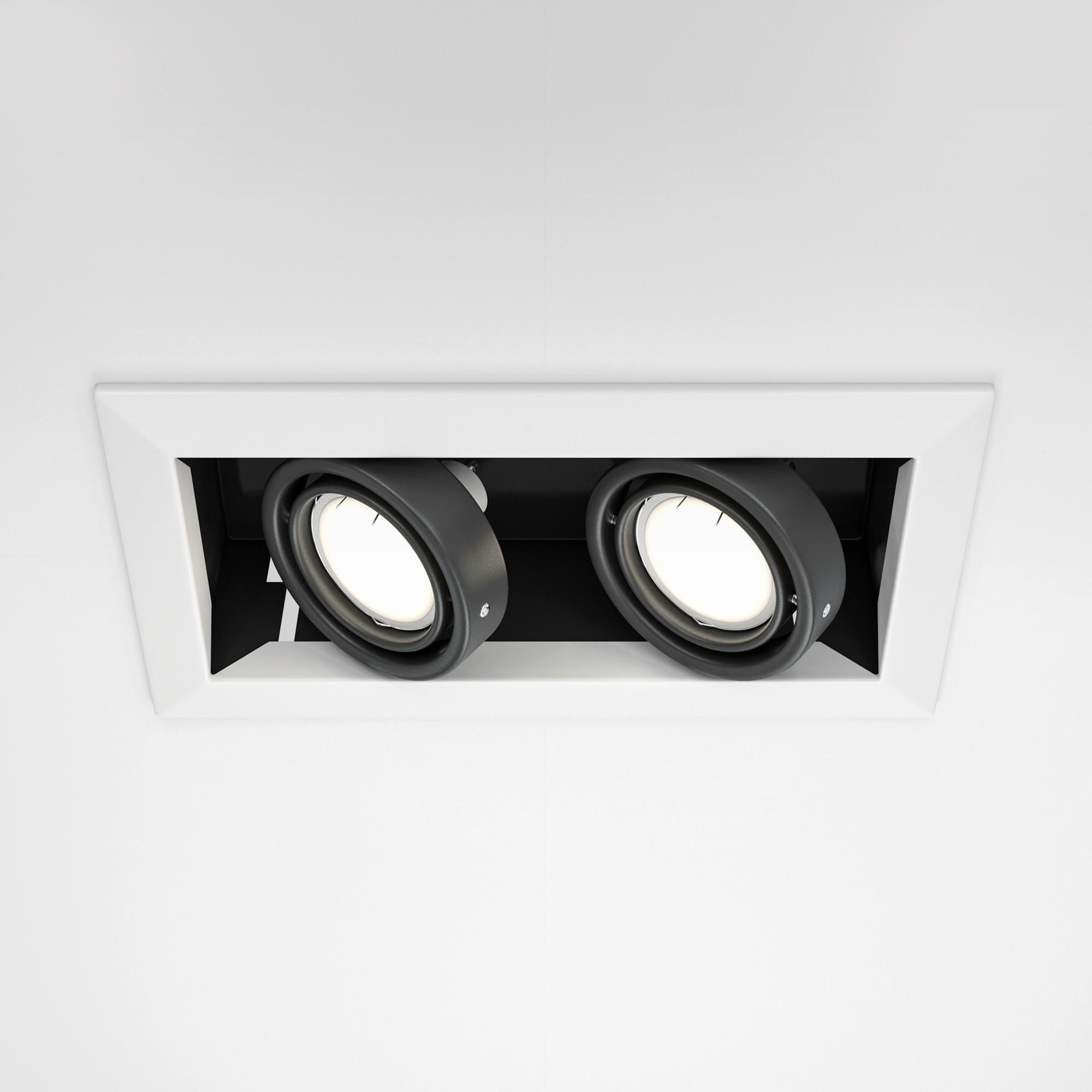 DECKENLEUCHTE    24,5/12,5/7 cm  - Weiß, Trend, Metall (24,5/12,5/7cm) - MAYTONI