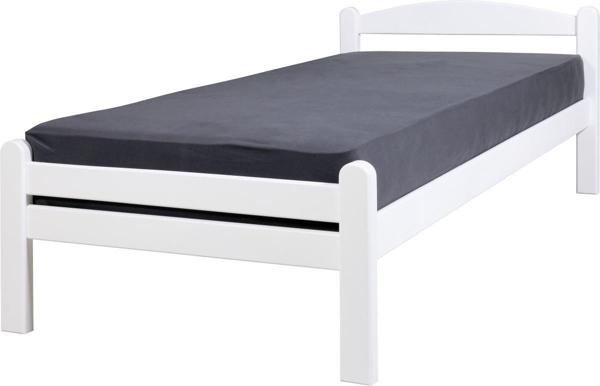 POSTELJA   x  , les bela  - bela, Konvencionalno, les (90/200cm) - Linea Natura