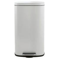 TRETEIMER 50 L  - Schwarz/Weiß, Basics, Kunststoff/Metall (42,7/29,7/64,3cm) - Spirella