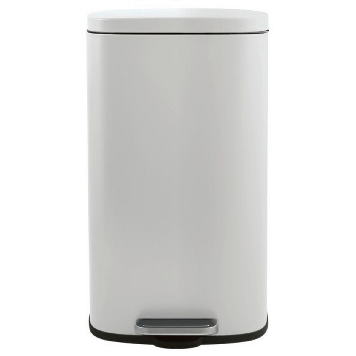 TRETEIMER 50 L  - Schwarz/Weiß, Basics, Kunststoff/Metall (42,7/29,7/64,3cm) - Spirella